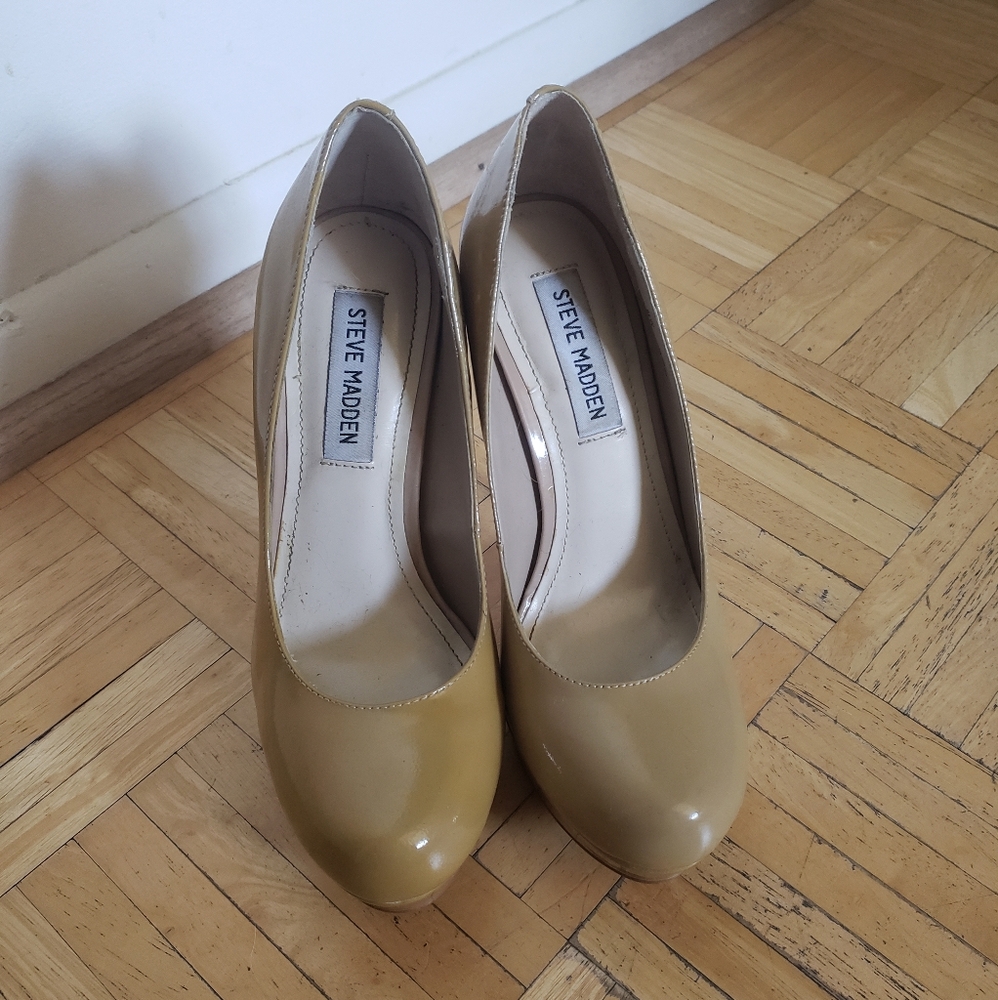 Steve Madden 5 inch heel platforms